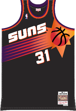 Phoenix Suns Shawn Marion 1999-00 Men's Black Mitchell & Ness Swingman Jersey