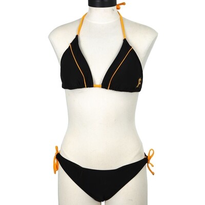 Pittsburgh Pirates Women's Black & Gold Bikini Set Pittsburgh Pirates Women's Black & Gold Bikini Set
