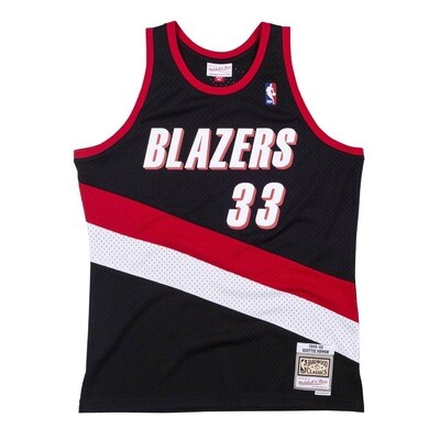 Portland Trail Blazers Scottie Pippen 1999-00 Men's Black Mitchell & Ness Swingman Jersey Portland Trail Blazers Scottie Pippen 1999-00 Men's Black Mitchell & Ness Swingman Jersey