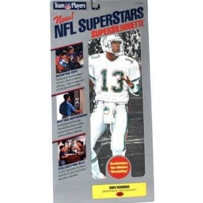 Miami Dolphins Dan Marino 1992 NFL Superstars Super Silhouette Miami Dolphins Dan Marino 1992 NFL Superstars Super Silhouette