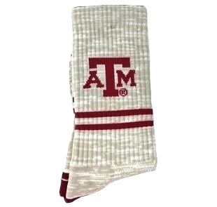 Texas A&M Aggies Men’s Gray Strideline Socks