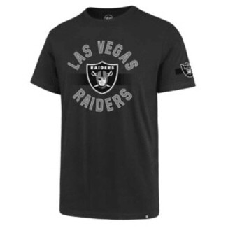 Las Vegas Raiders Men's 47 Brand Charcoal T-shirt Las Vegas Raiders Men's 47 Brand Charcoal T-shirt