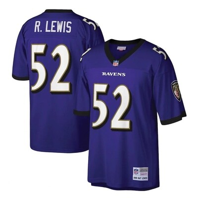 Baltimore Ravens Ray Lewis 2000 Purple Mitchell & Ness Men's Legacy Jersey Baltimore Ravens Ray Lewis 2000 Purple Mitchell & Ness Men's Legacy Jersey