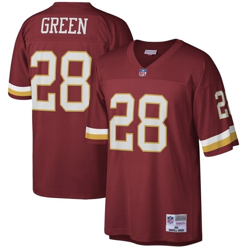 Washington Commanders Darrell Green 1991 Burgundy Mitchell & Ness Men's Legacy Jersey Washington Commanders Darrell Green 1991 Burgundy Mitchell & Ness Men's Legacy Jersey