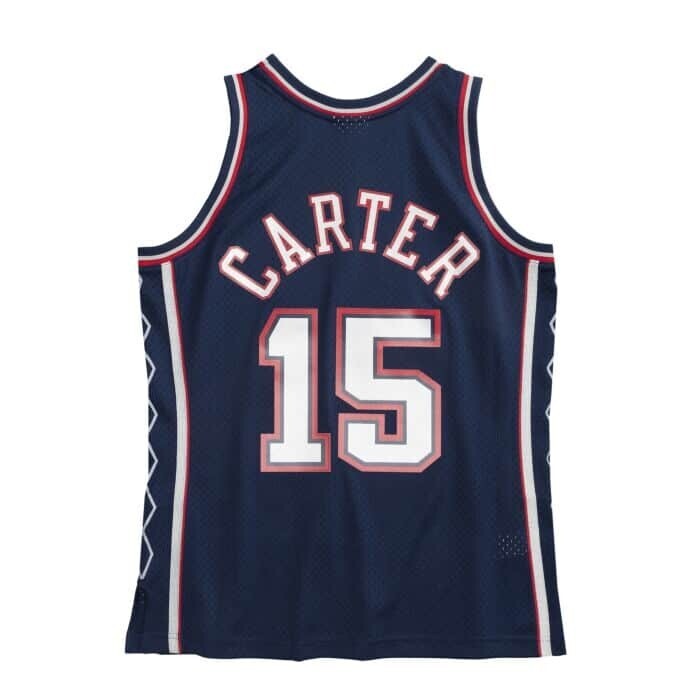 New Jersey Nets Vince Carter Navy Blue Swingman Jersey