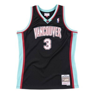 Vancouver Grizzlies Shareef Abdur-Rahim 2000-01 Men's Black Mitchell & Ness Swingman Jersey