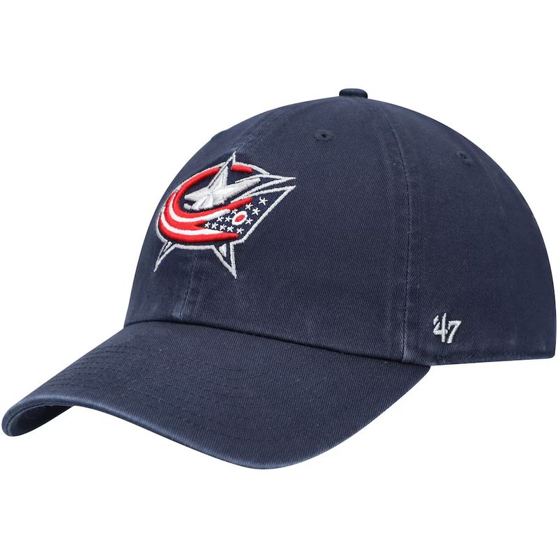 Columbus Blue Jackets Men’s 47 Brand Clean Up Adjustable Hat
