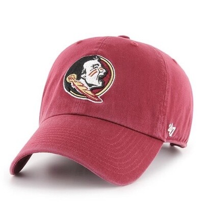 Florida State Seminoles Men’s 47 Brand Clean Up Adjustable Hat