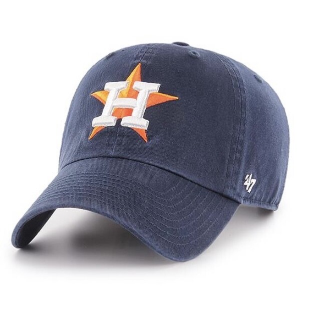 Houston Astros Men’s 47 Brand Clean Up Adjustable Hat