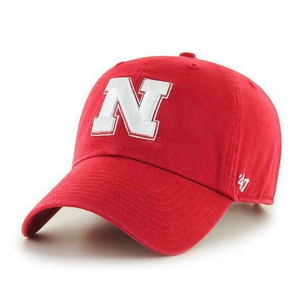 Nebraska Cornhuskers Men’s 47 Brand Clean Up Adjustable Hat