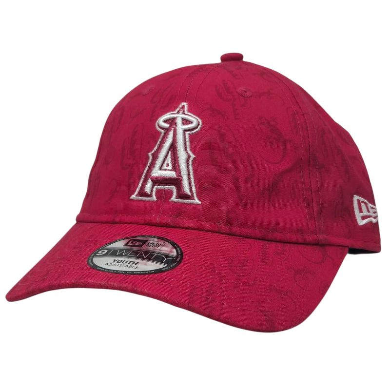 Los Angeles Angels Youth Pink New Era 9Twenty Adjustable Hat