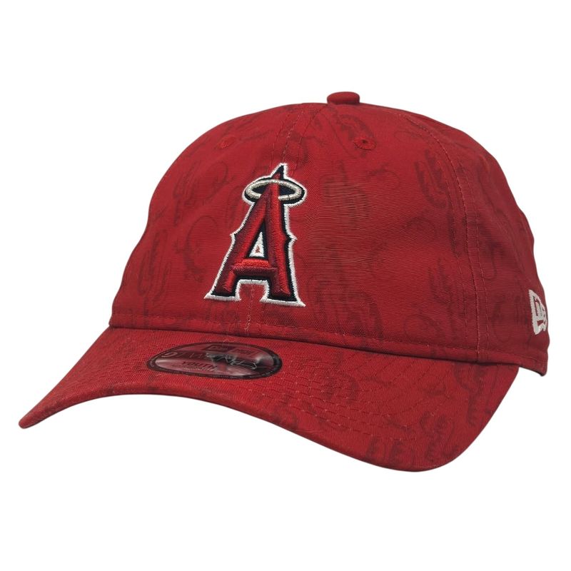 Los Angeles Angels Youth Red New Era 9Twenty Adjustable Hat