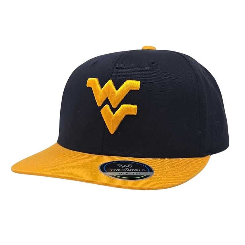 West Virginia Mountaineers Youth Top of the World SnapBack Hat