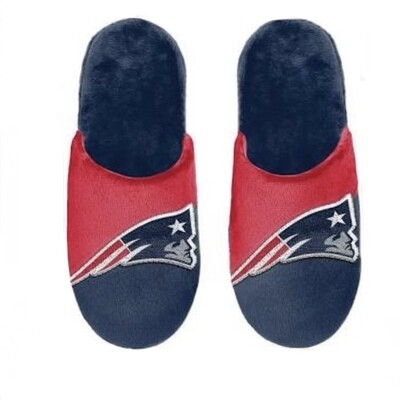 New England Patriots Men's Forever Slippers New England Patriots Men's Forever Slippers