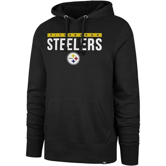 Pittsburgh Steelers Men's 47 Black Headline Hoodie Pittsburgh Steelers Men's 47 Black Headline Hoodie