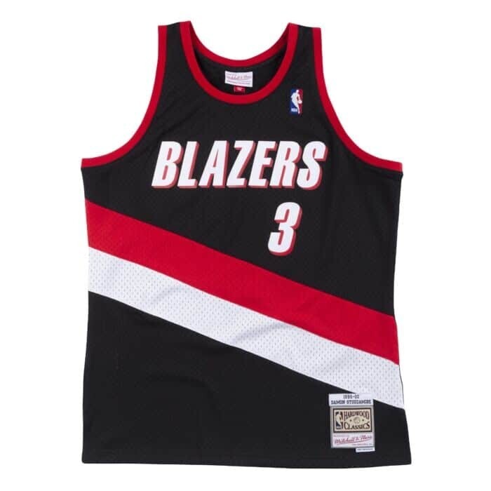 Portland Trail Blazers Damon Stoudamire 1999-00 Men's Black Mitchell & Ness Swingman Jersey