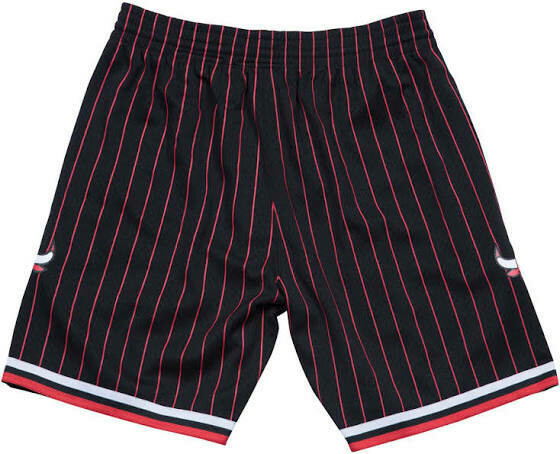 Chicago Bulls 1996-97 Swingman Black Pinstripe Shorts
