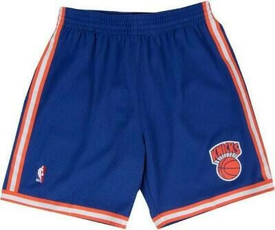 New York Knicks 1991-92 Men's Blue Mitchell & Ness Swingman Shorts New York Knicks 1991-92 Men's Blue Mitchell & Ness Swingman Shorts