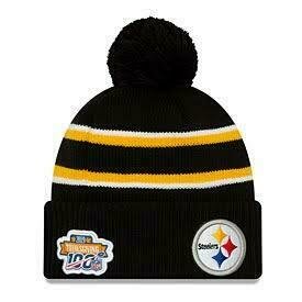 Pittsburgh Steelers Men's Thanksgiving Game New Era Cuffed Pom Knit Hat