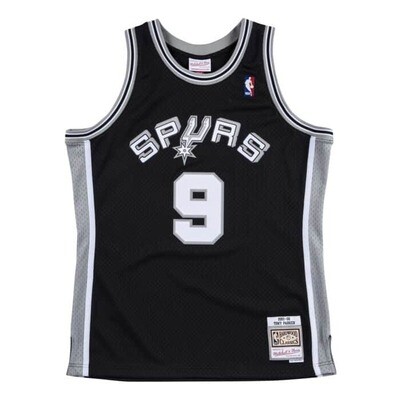 San Antonio Spurs Tony Parker 2001-02 Men's Black Mitchell & Ness Swingman Jersey San Antonio Spurs Tony Parker 2001-02 Men's Black Mitchell & Ness Swingman Jersey