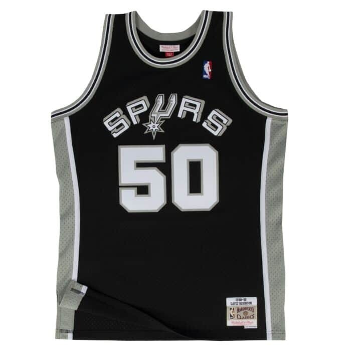 San Antonio Spurs David Robinson 1998-99 Men's Black Mitchell & Ness Swingman Jersey
