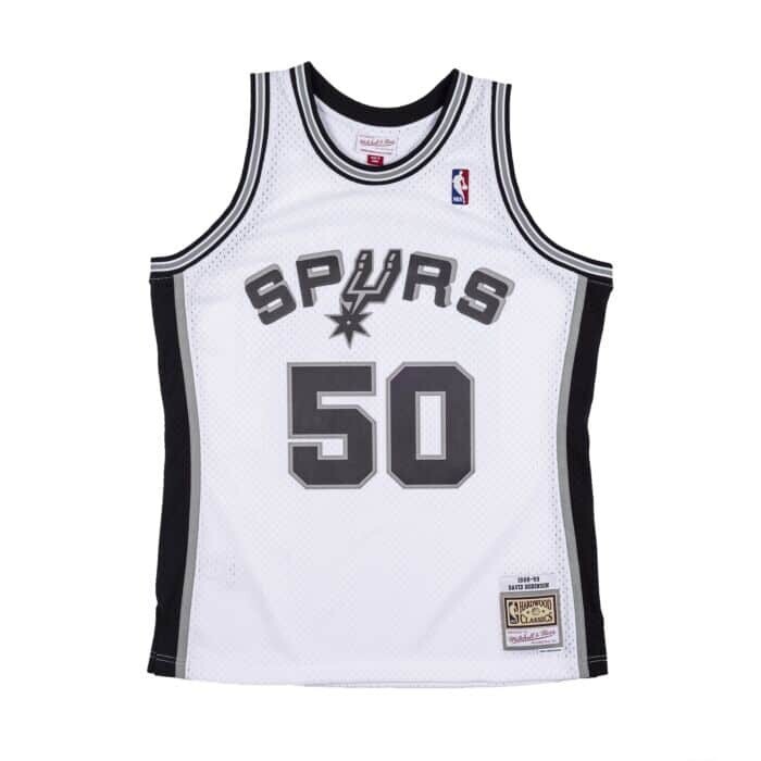 San Antonio Spurs David Robinson 1998-99 Men's White Mitchell & Ness Swingman Jersey