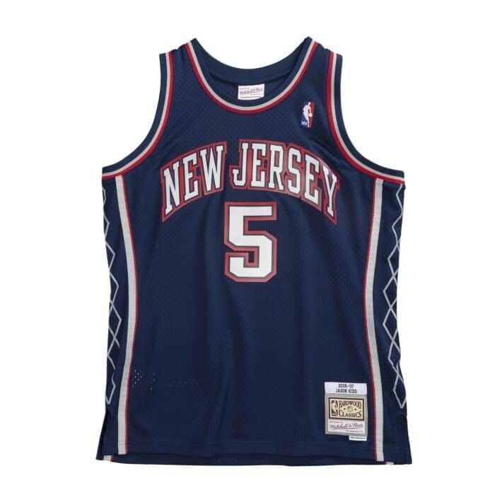 New Jersey Nets Jason Kidd 2006-07 Men's Navy Mitchell & Ness Swingman Jersey