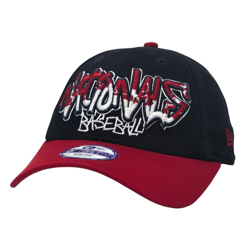 Washington Nationals New Era 9Forty Youth Adjustable Hat
