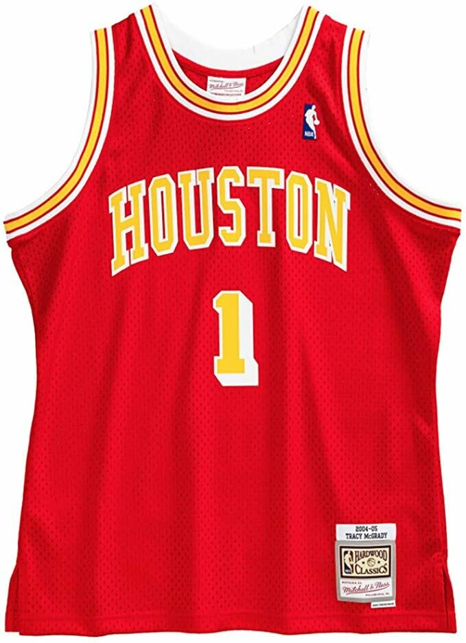 Houston Rockets Tracy McGrady 2004-05 Men's Red Mitchell & Ness Swingman Jersey