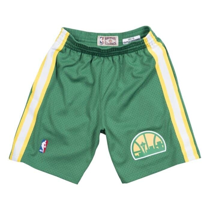 Seattle Supersonics 1994-95 Men's Kelly Green Mitchell & Ness Swingman Shorts Seattle Supersonics 1994-95 Men's Kelly Green Mitchell & Ness Swingman Shorts