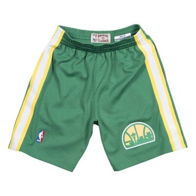 Seattle Supersonics 1994-95 Men's Kelly Green Mitchell & Ness Swingman Shorts Seattle Supersonics 1994-95 Men's Kelly Green Mitchell & Ness Swingman Shorts