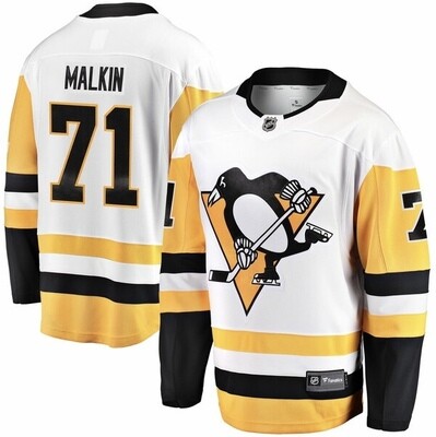 Pittsburgh Penguins Evgeni Malkin Men's White Fanatics Breakaway Player Jersey Pittsburgh Penguins Evgeni Malkin Men's White Fanatics Breakaway Player Jersey