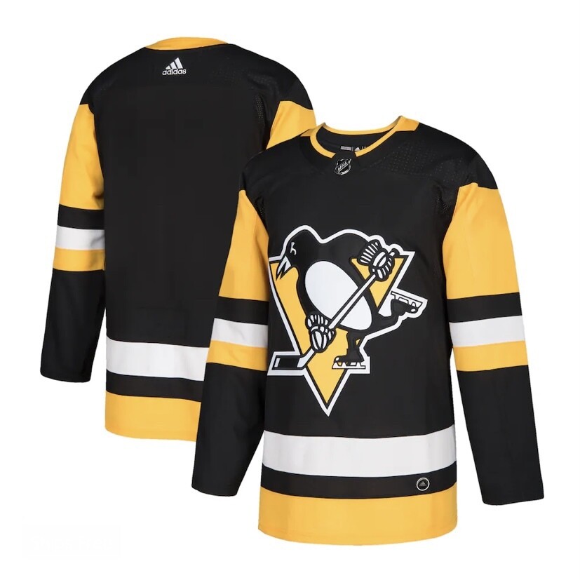 Pittsburgh Penguins Men's Adidas Authentic Pro Black Jersey Pittsburgh Penguins Men's Adidas Authentic Pro Black Jersey