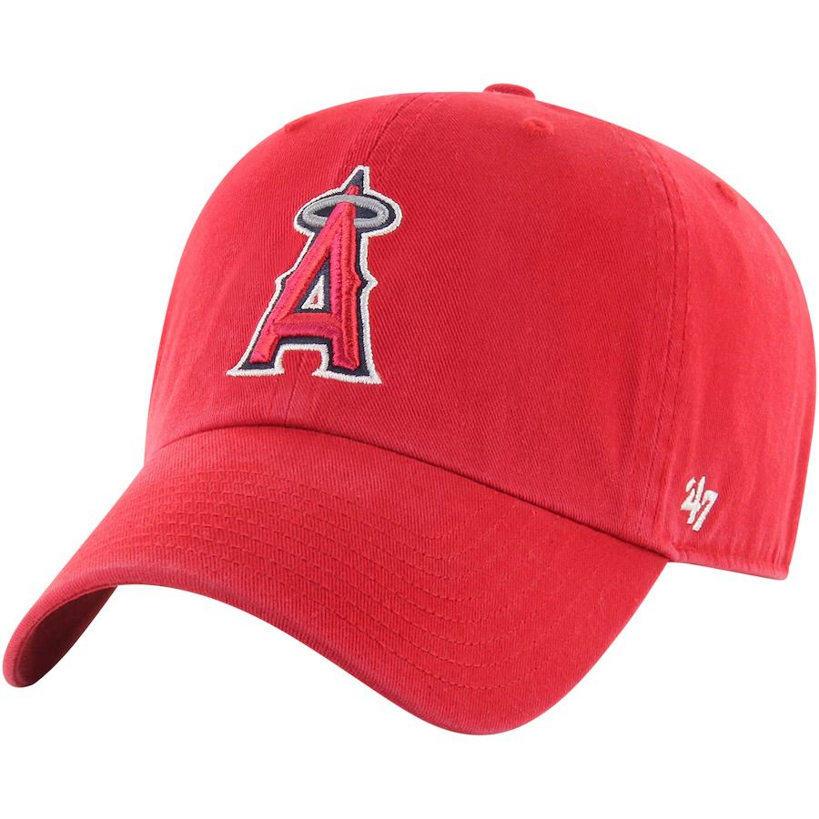 Los Angeles Angels Men’s 47 Brand Clean Up Adjustable Hat Los Angeles Angels Men’s 47 Brand Clean Up Adjustable Hat
