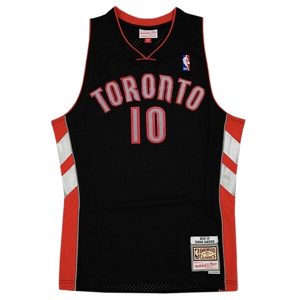 Toronto Raptors Demar Derozan 2012-13 Men's Black Mitchell & Ness Swingman Jersey