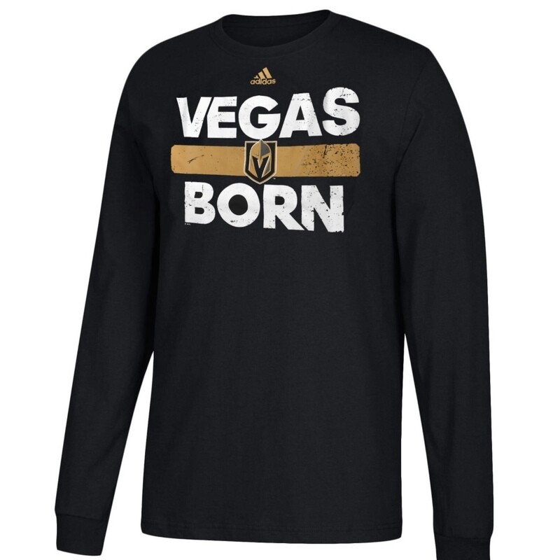 Vegas Golden Knights Men’s Adidas Long Sleeve T-Shirt Vegas Golden Knights Men’s Adidas Long Sleeve T-Shirt