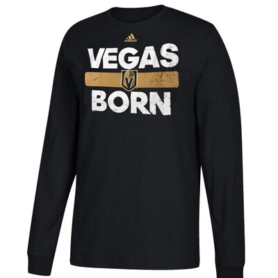 Vegas Golden Knights Men’s Adidas Long Sleeve T-Shirt Vegas Golden Knights Men’s Adidas Long Sleeve T-Shirt