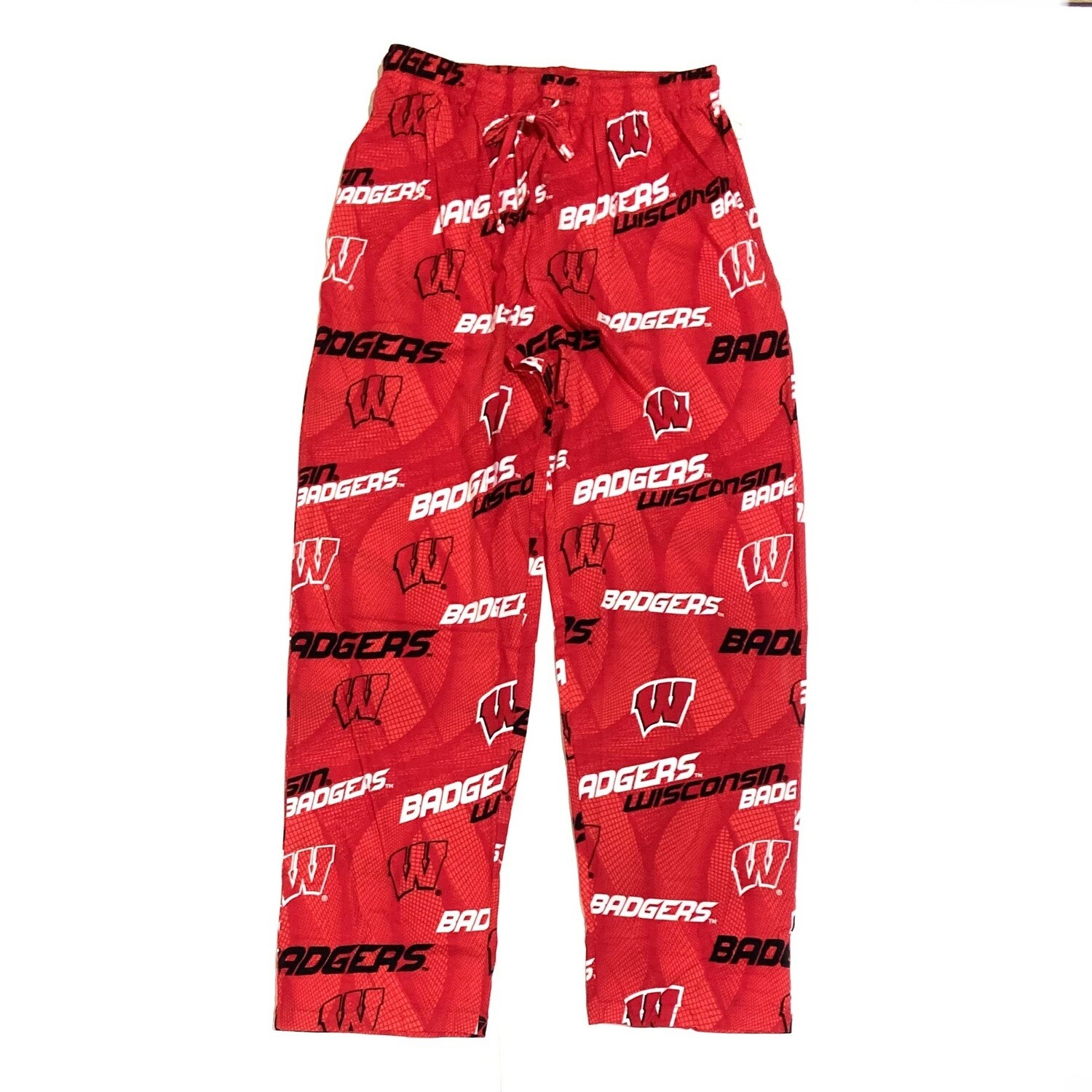 Wisconsin Badgers Men's Sideline Apparel Off-Road All Over Print Pajama Pants Wisconsin Badgers Men's Sideline Apparel Off-Road All Over Print Pajama Pants