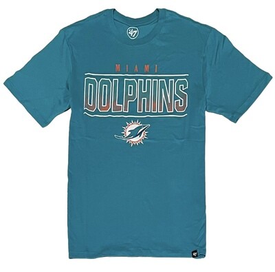 Miami Dolphins Men’s 47 Brand Rival T-Shirt Miami Dolphins Men’s 47 Brand Rival T-Shirt
