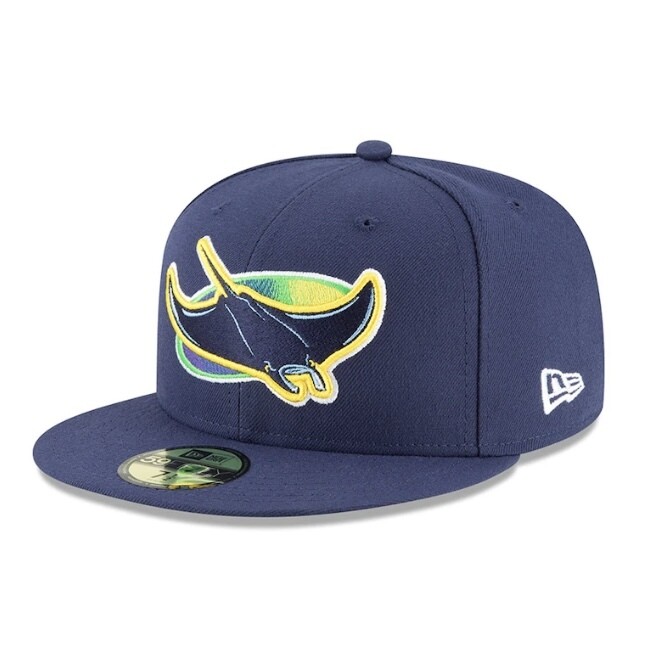 Tampa Bay Rays Men's Navy New Era 59Fifty Fitted Hat Tampa Bay Rays Men's Navy New Era 59Fifty Fitted Hat