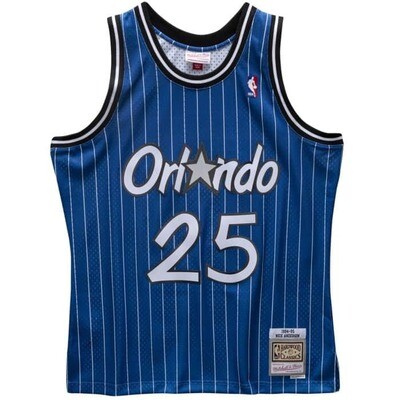 Orlando Magic Nick Anderson 1994-95 Men's Blue Mitchell & Ness Swingman Jersey Orlando Magic Nick Anderson 1994-95 Men's Blue Mitchell & Ness Swingman Jersey