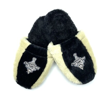 Pittsburgh Penguins Men's Forever Slippers 2009 Stanley Cup Champions Pittsburgh Penguins Men's Forever Slippers 2009 Stanley Cup Champions