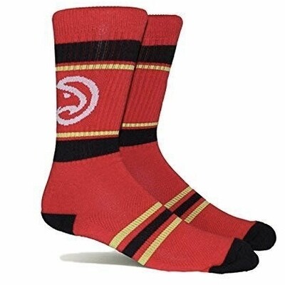 Atlanta Hawks Men’s Stripe Crew Socks Atlanta Hawks Men’s Stripe Crew Socks