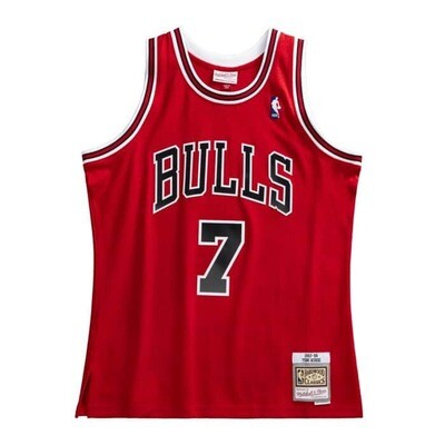 Chicago Bulls Toni Kukoc 1997-98 Men's Red Mitchell & Ness Swingman Jersey Chicago Bulls Toni Kukoc 1997-98 Men's Red Mitchell & Ness Swingman Jersey