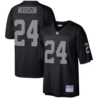 Las Vegas Raiders Charles Woodson 1998 Black Mitchell & Ness Men's Legacy Jersey Las Vegas Raiders Charles Woodson 1998 Black Mitchell & Ness Men's Legacy Jersey