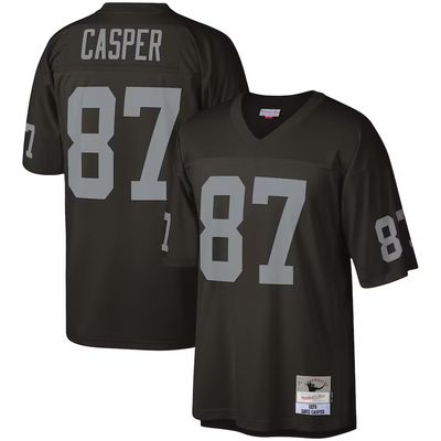 Las Vegas Raiders Dave Casper 1976 Black Mitchell & Ness Men's Legacy Jersey Las Vegas Raiders Dave Casper 1976 Black Mitchell & Ness Men's Legacy Jersey