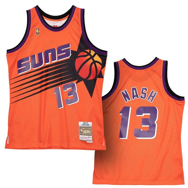 Phoenix Suns Steve Nash 1996-97 Men's Orange Mitchell & Ness Reload Swingman Jersey