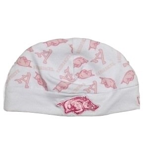 Arkansas Razorbacks New Era Newborn Infant Knit Cap