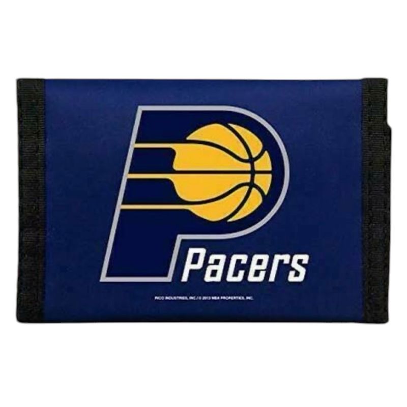Indiana Pacers Nylon Tri-Fold Wallet