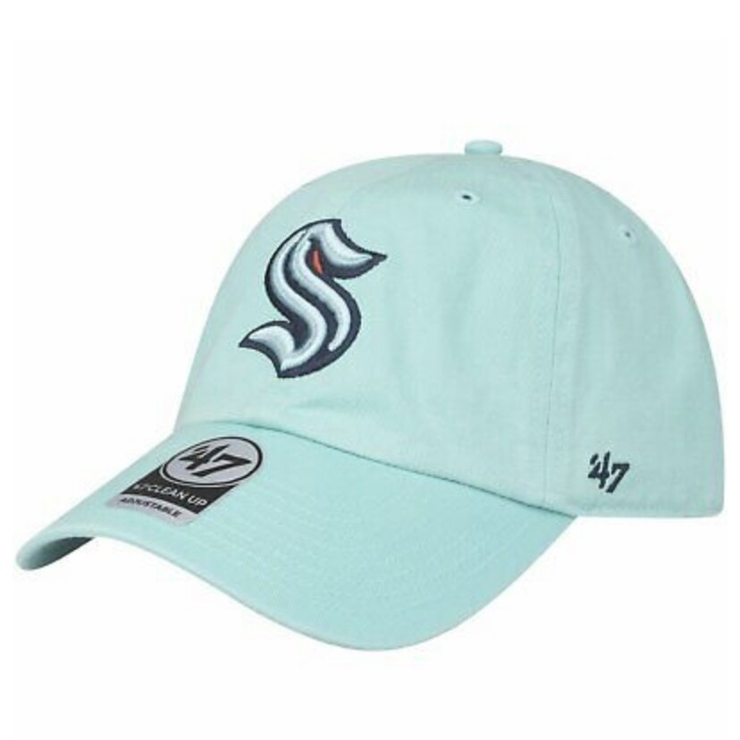 Seattle Kraken Men's 47 Brand Clean Up Adjustable Hat Seattle Kraken Men's 47 Brand Clean Up Adjustable Hat